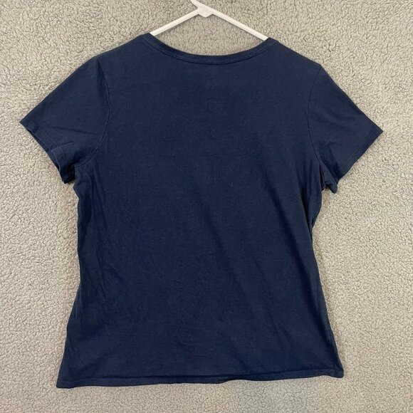 St. Louis Cardinals MLB Majestic Women’s Medium Navy Blue Short Sleeve Shirt - Picture 5 of 6